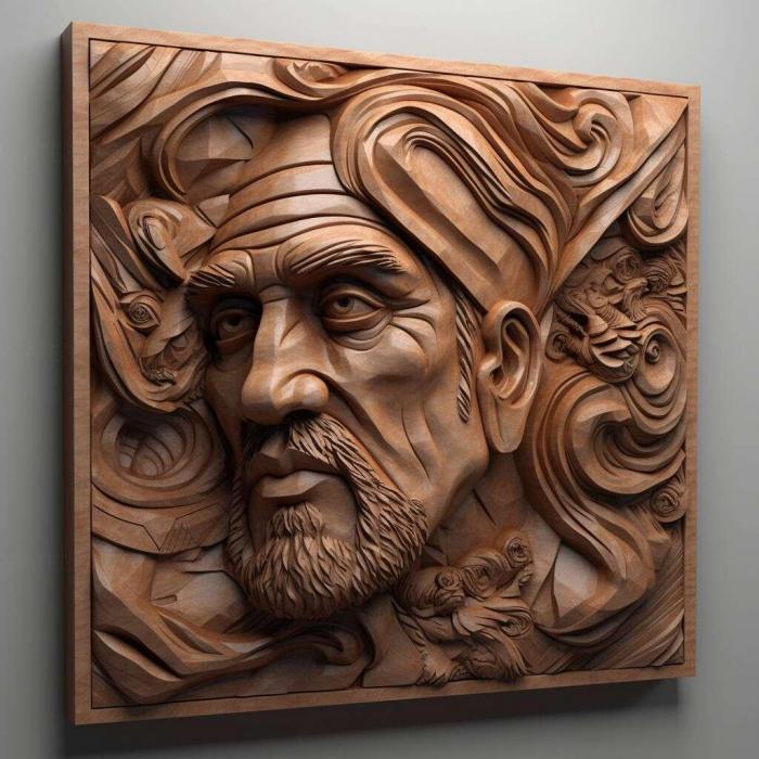 نموذج ثلاثي الأبعاد لآلة CNC 3D Art 